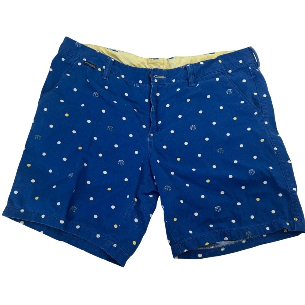 Columbia PFG Women’s‎ Blue Polka Dot Shorts Size 12 Outdoor Fishing Casual